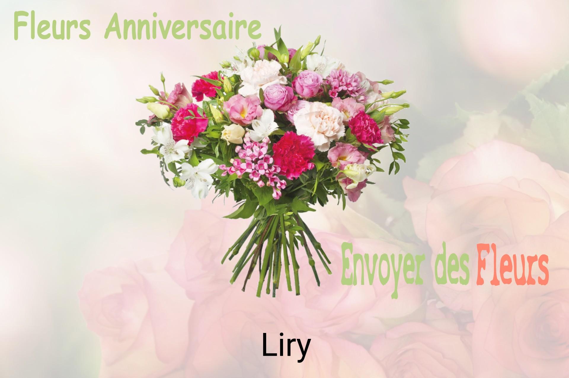 Bouquet de fleurs d’anniversaire livré à Liry